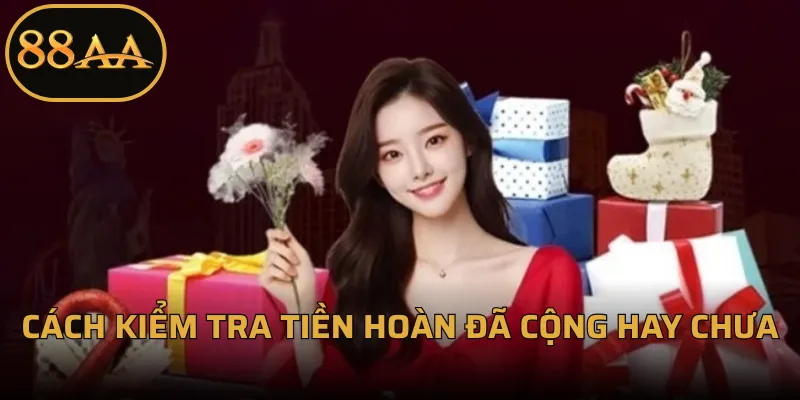 Cách kiểm tra tiền hoàn đã cộng hay chưa
